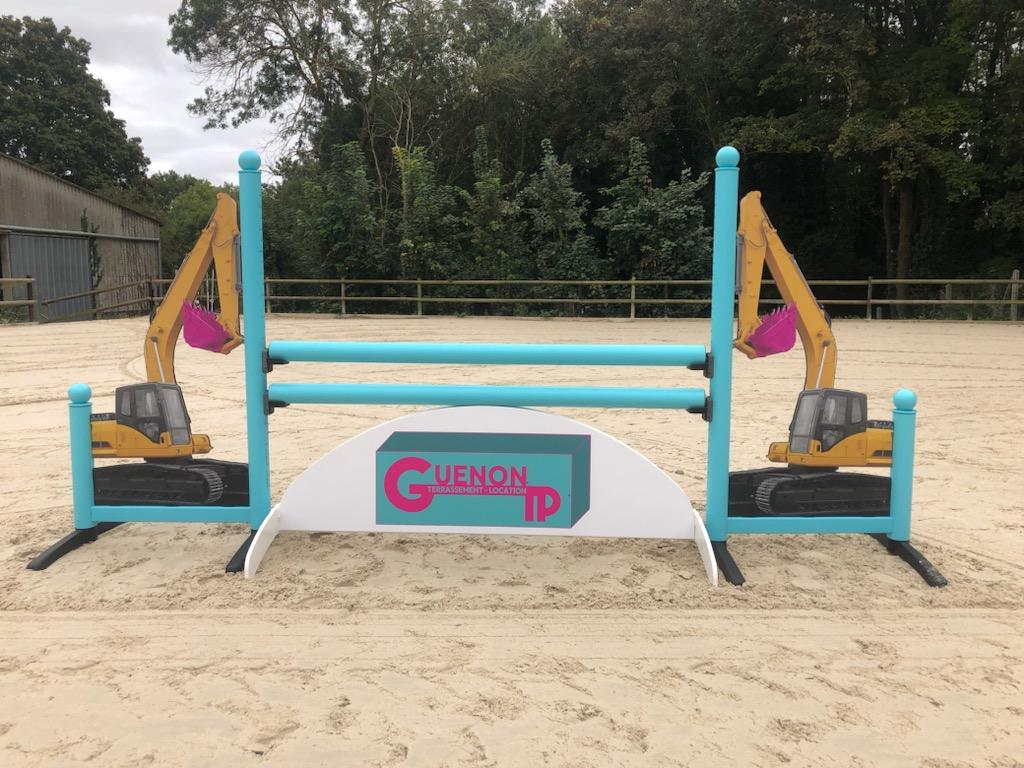 Obstacle Guênon TP, crée pour notre partenaire le centre équestre de bretteville sur odon