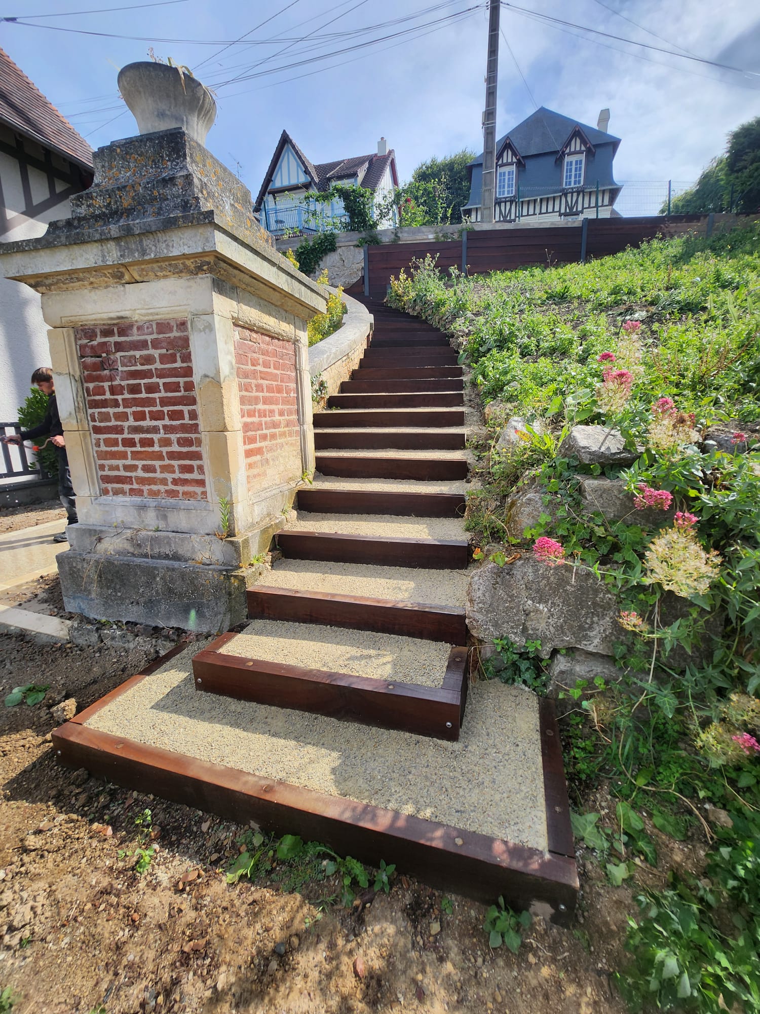 création d'escaliers en azobé