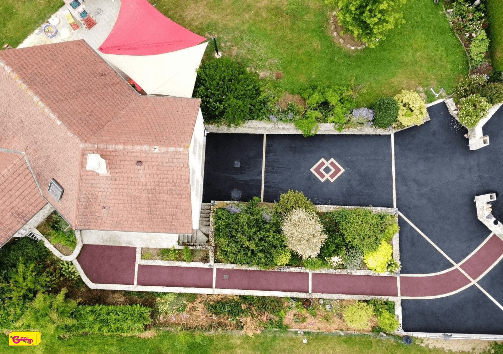 Aménagement d'une cour