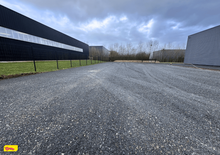 Photographie d'une plateforme industrielle (Calvados)