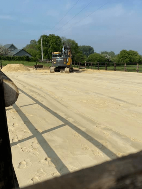 Création d'une carrière équestre