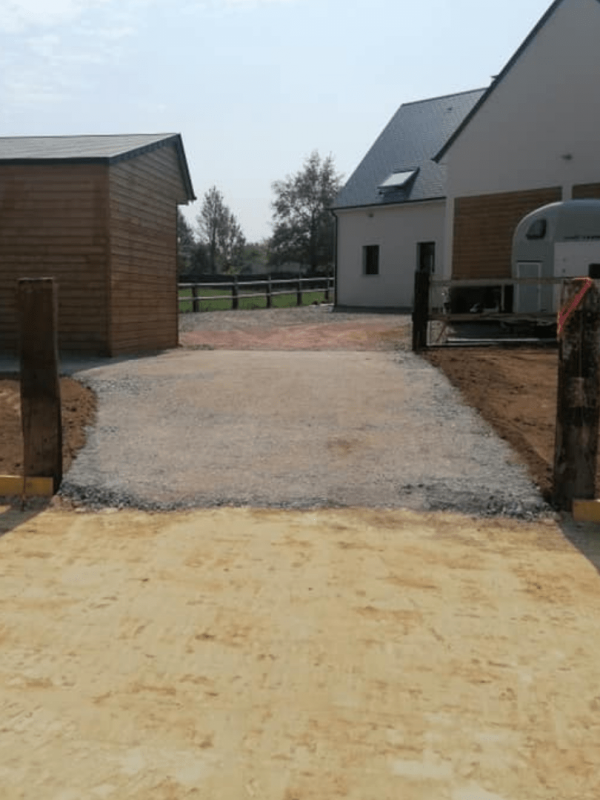 Création d'une carrière équestre