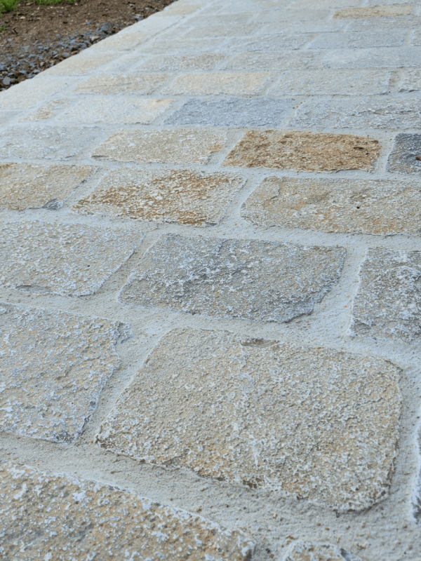 Aménagement cour - Pose de pavés