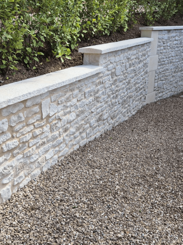 Aménagement jardin - Aménagement paysager - Mur de soutenement