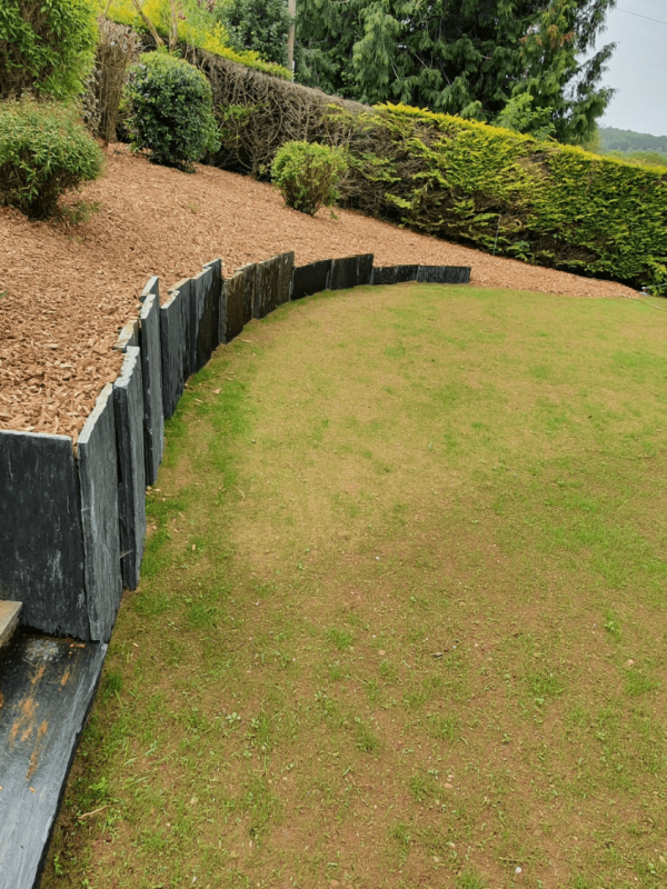 Amenagement jardin - Terrassement paysagers - Soutènement en ardoise