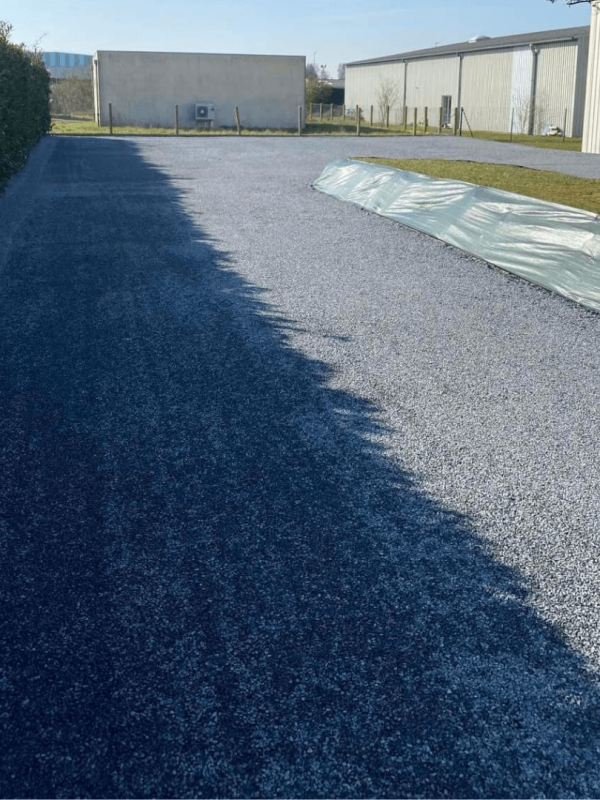 Terrassement plateforme industrielle