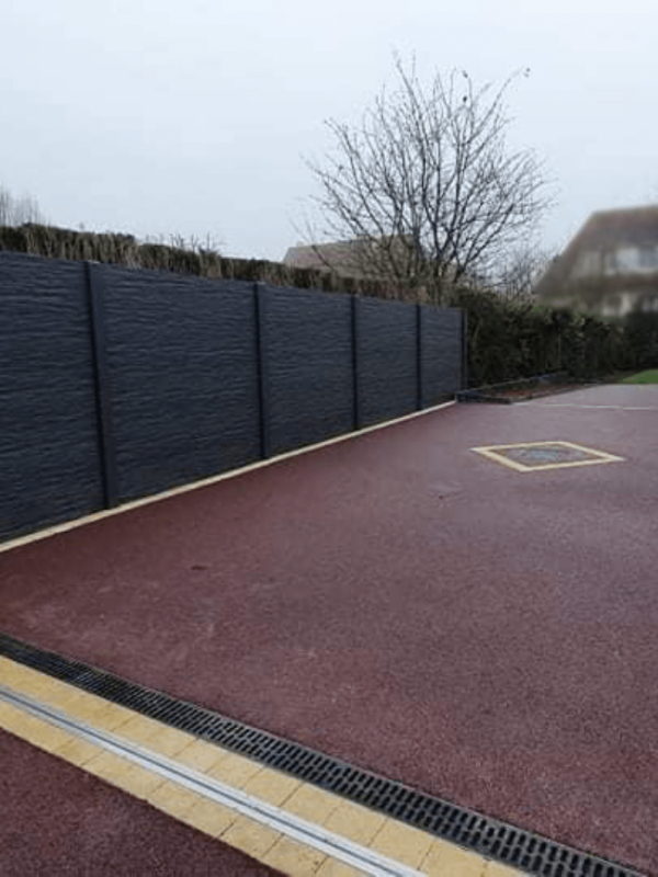 amenagement jardin - pose de clotures - clotures en ardoise